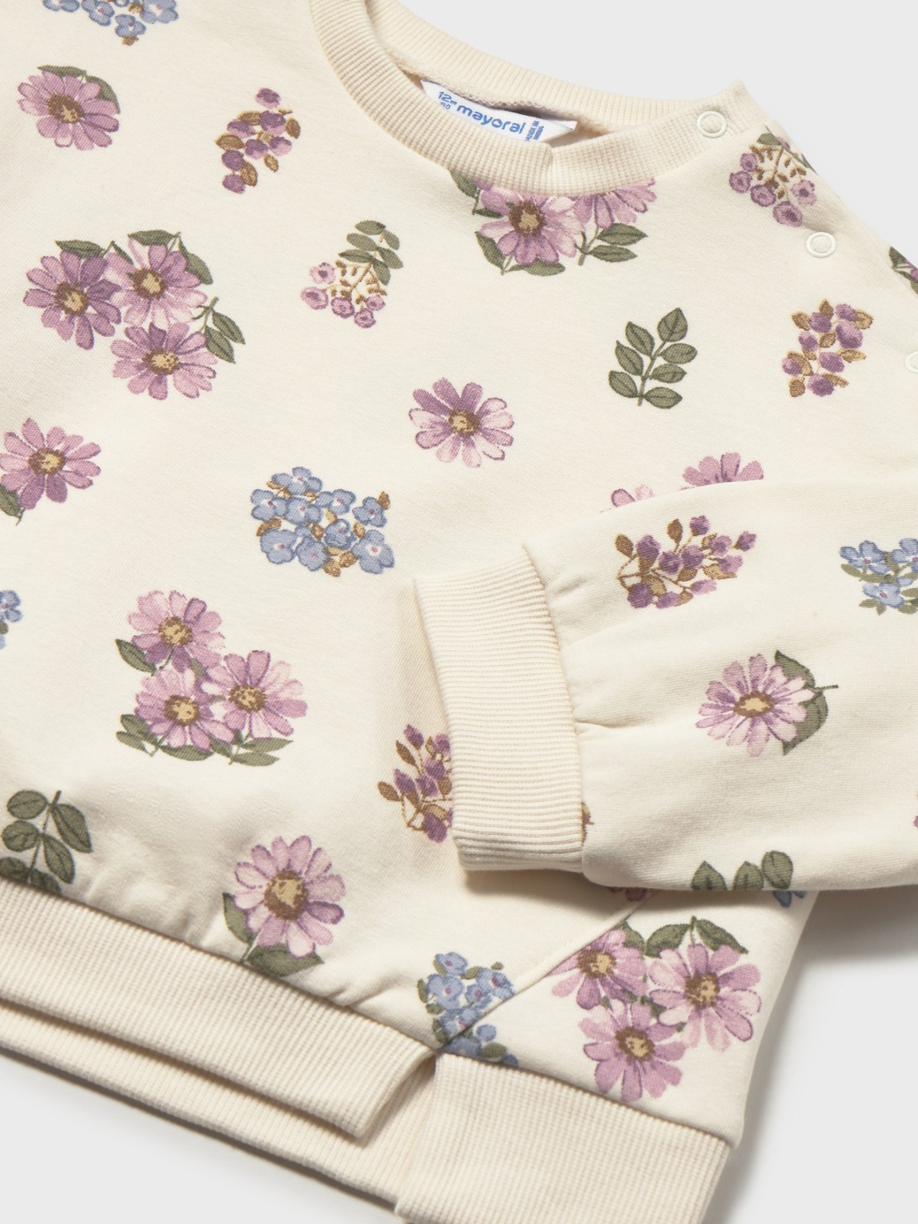 Sweatshirt Padrão Floral