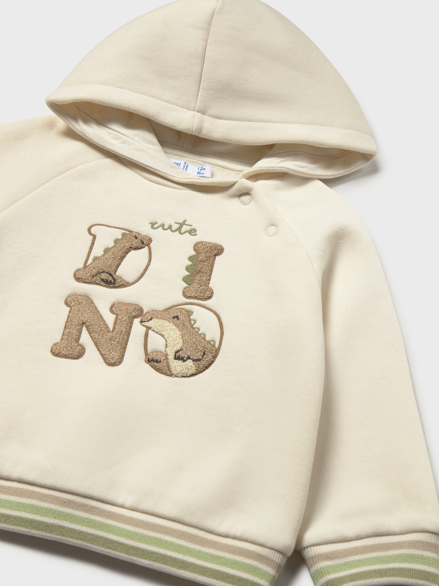 Sweatshirt com Capuz e Bordado