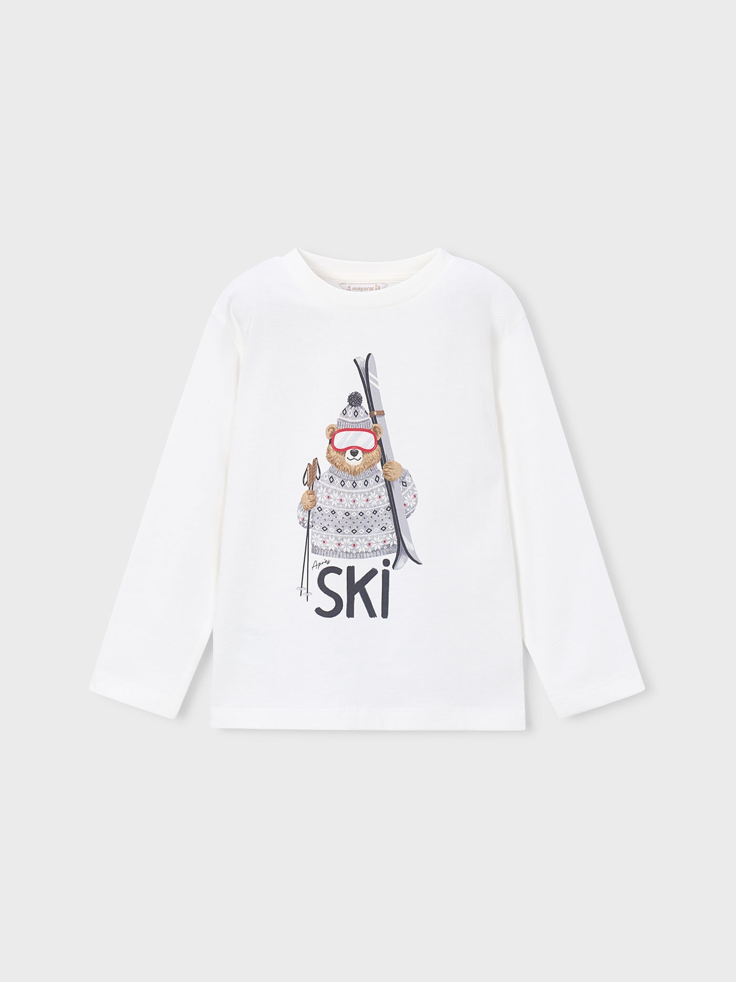 Camisola com Estampado de Urso