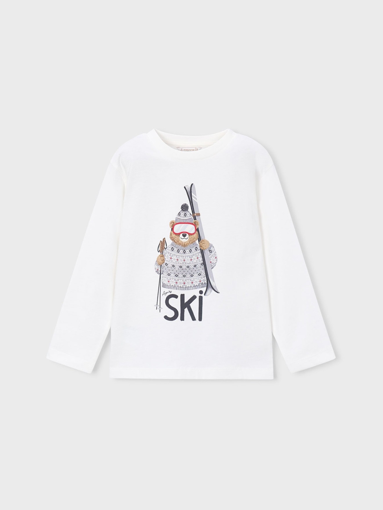 Camisola com Estampado de Urso