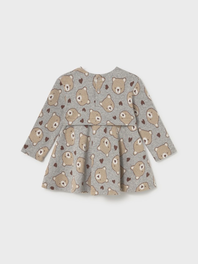 Vestido de Malha Jacquard