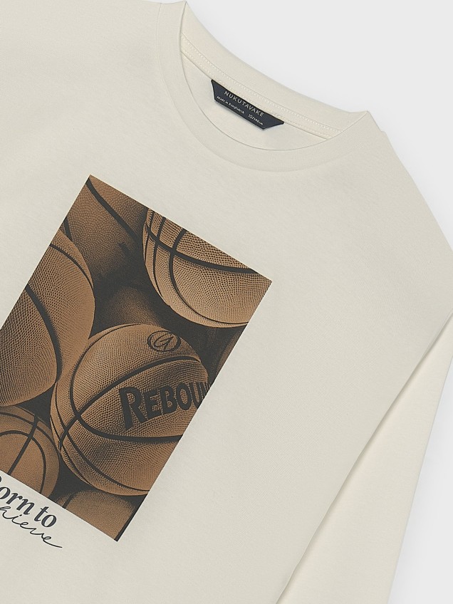 Camisola de Manga Comprida com Estampado