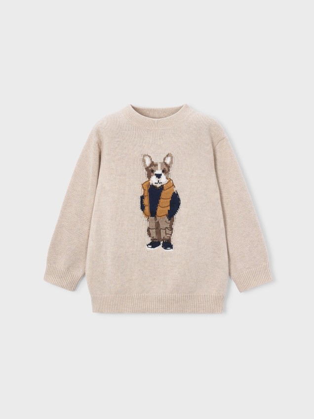 Camisola de Malha com Desenho
