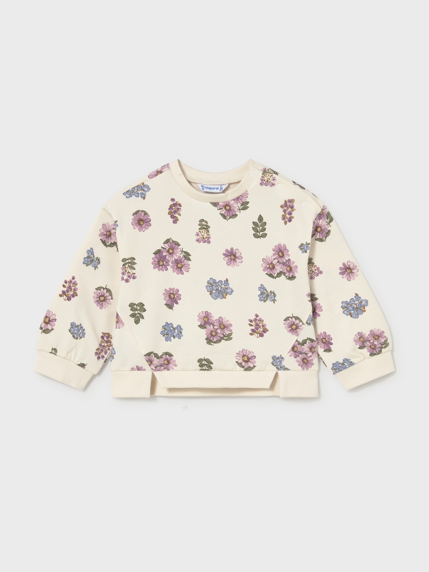 Sweatshirt Padrão Floral