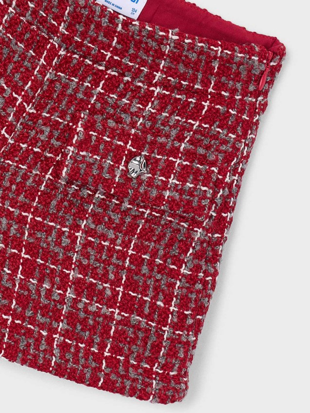 Calções em Tweed
