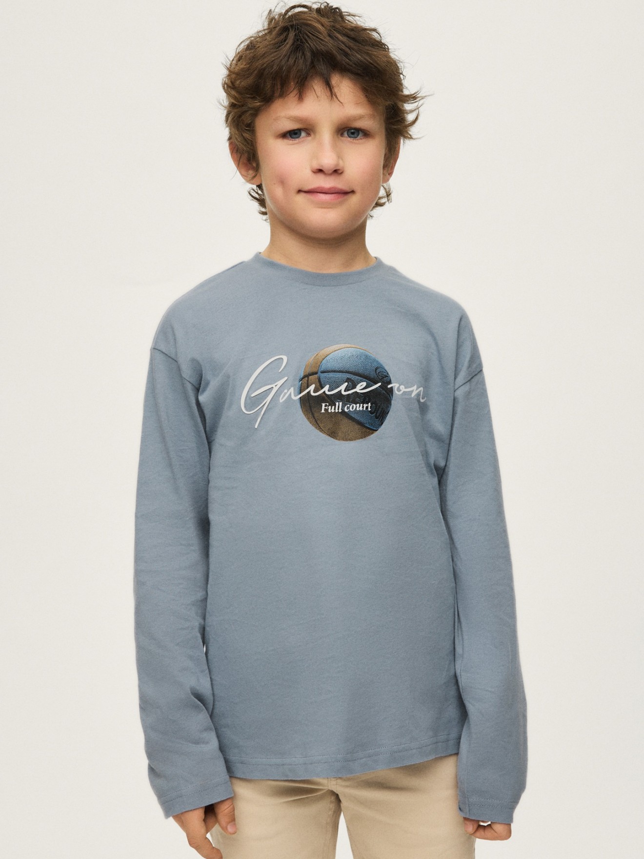 Camisola de Manga Comprida com Lettering