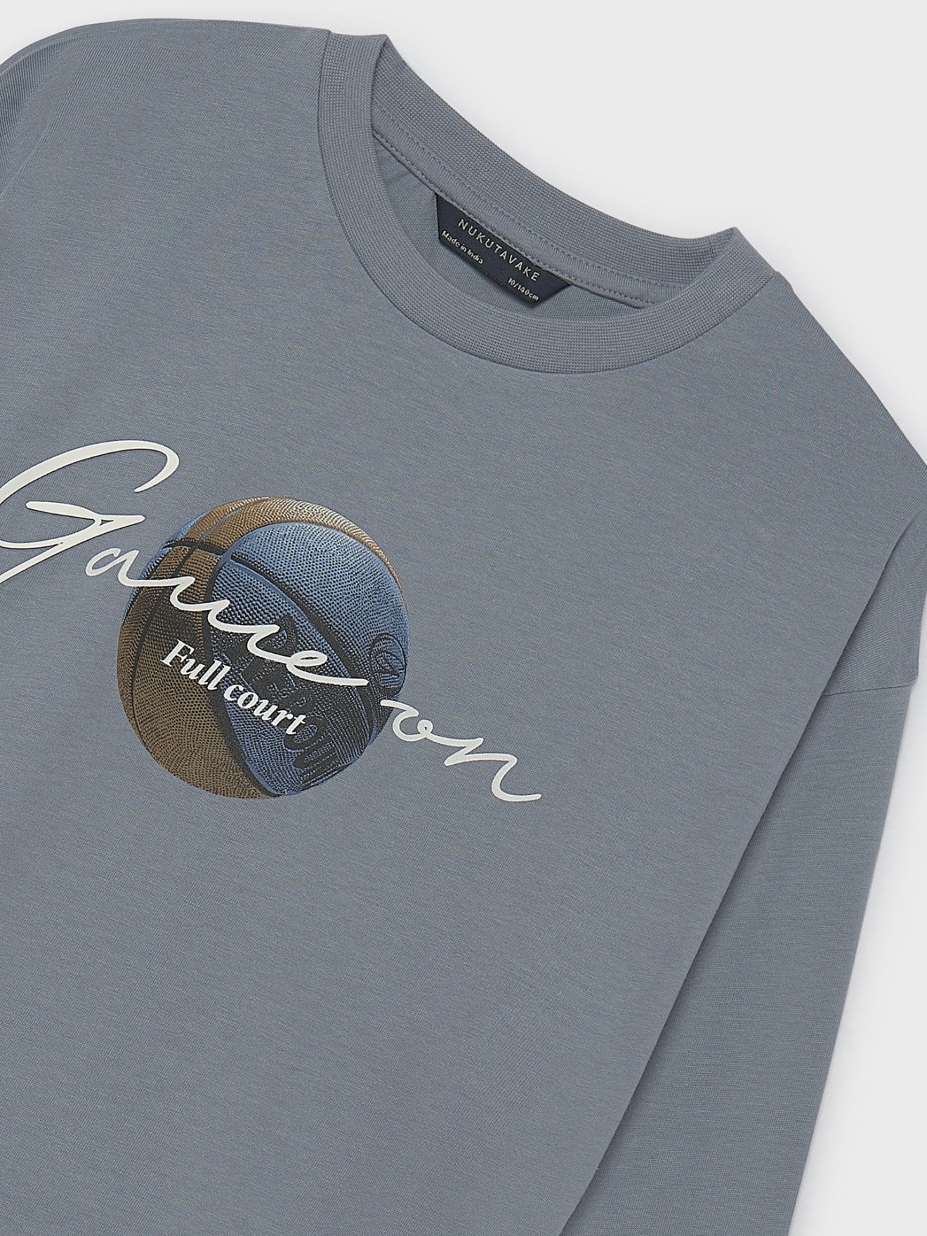 Camisola de Manga Comprida com Lettering