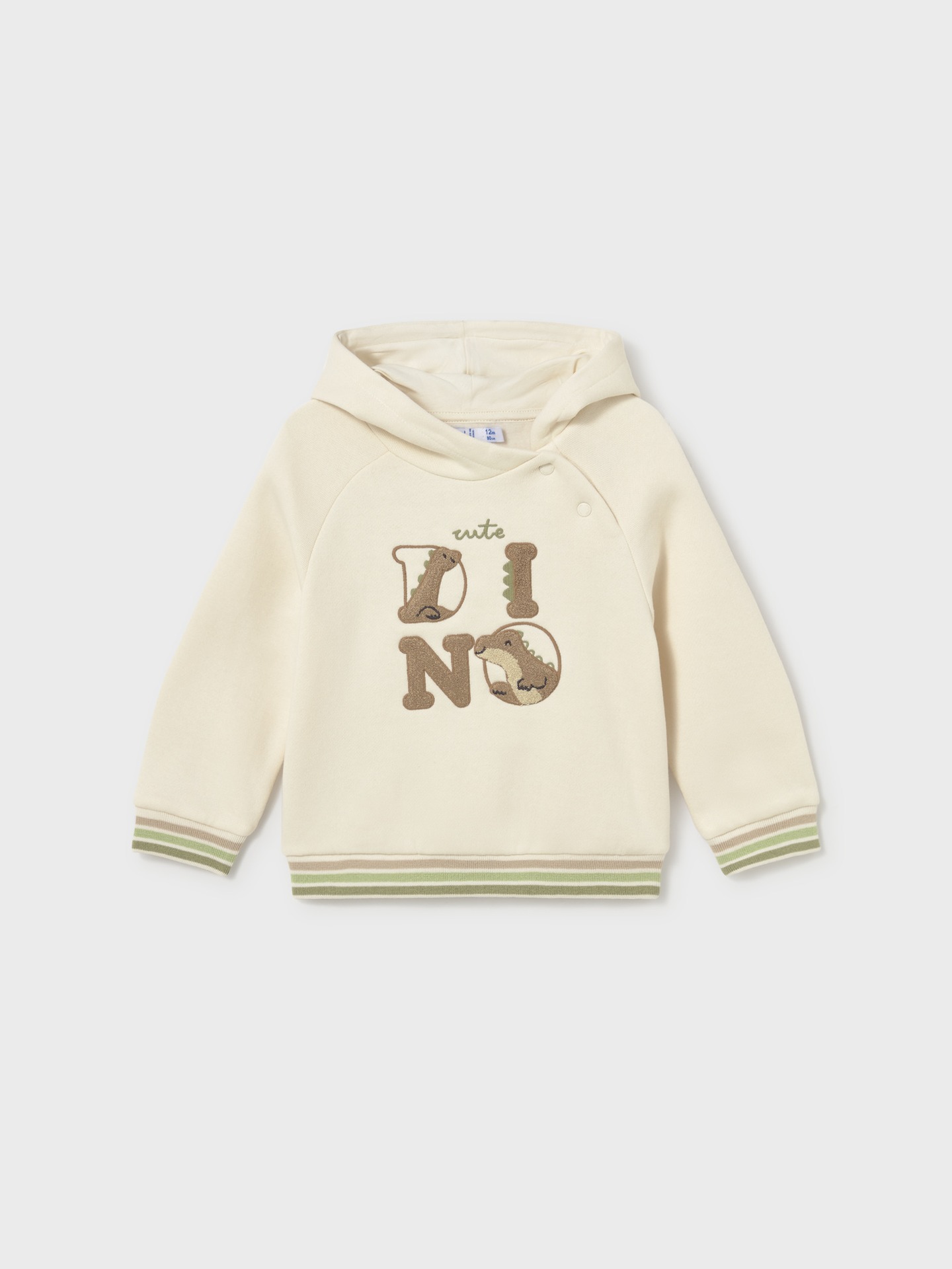 Sweatshirt com Capuz e Bordado
