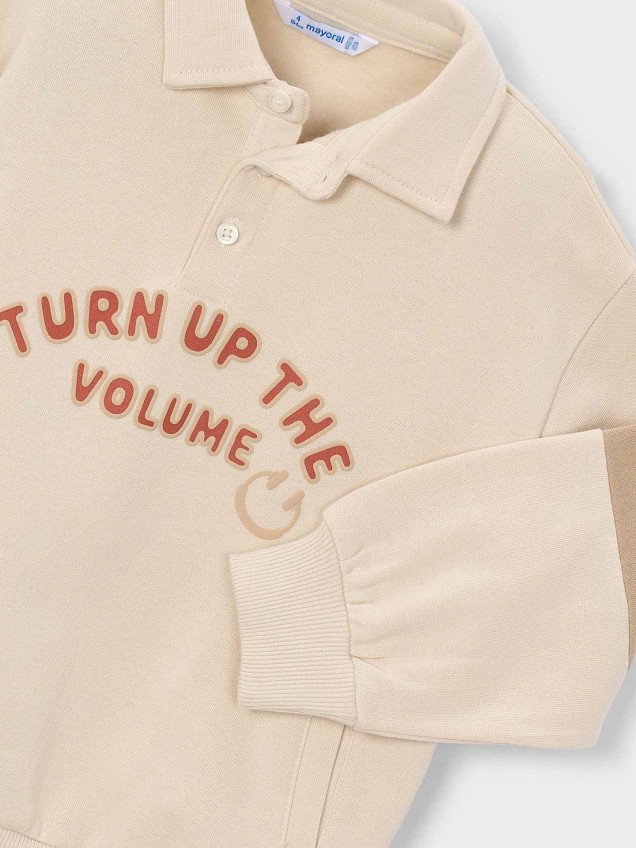 Sweatshirt Tipo Polo