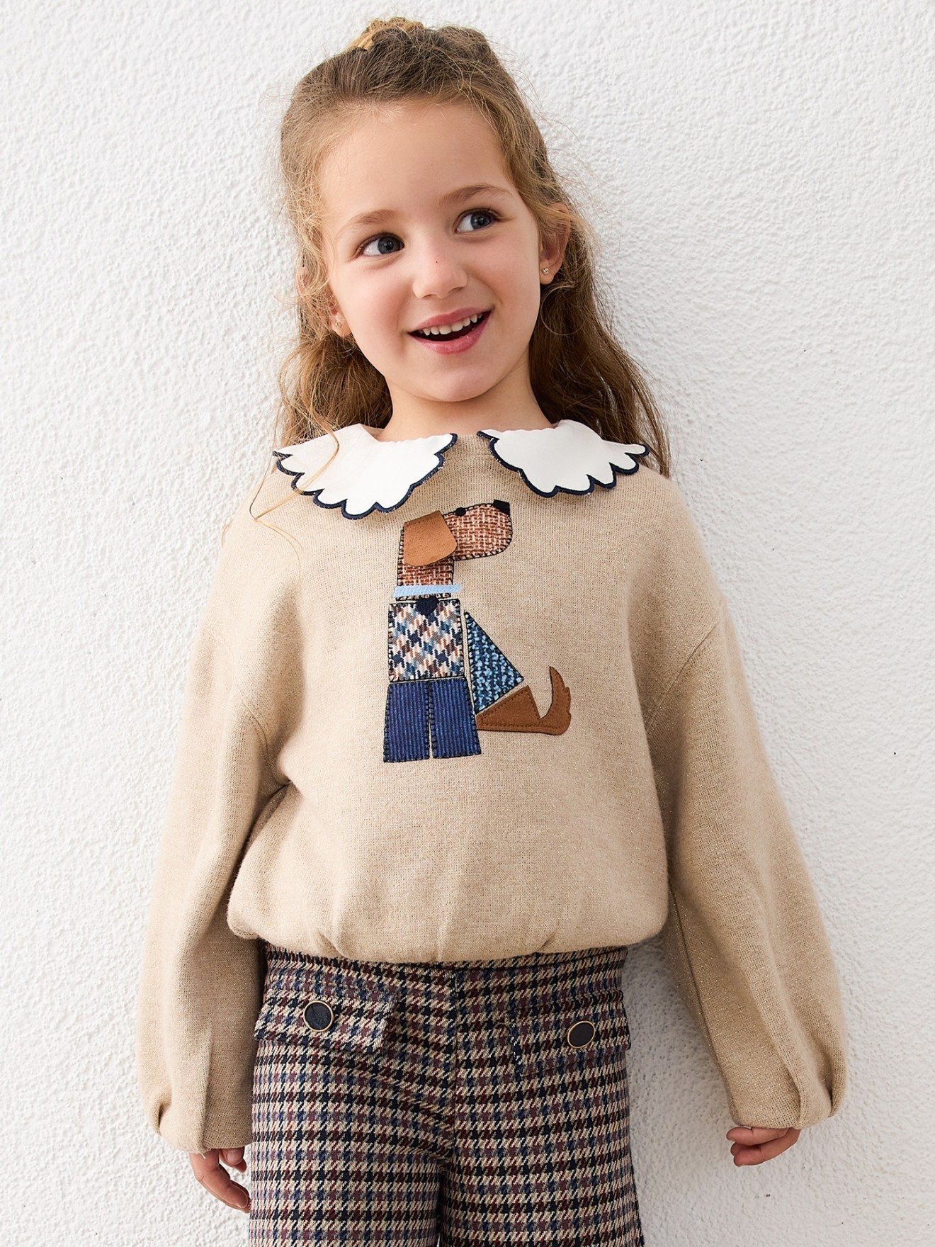 Camisola de Malha com Aplique
