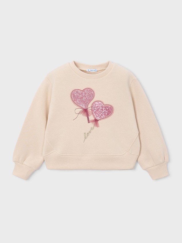 Sweatshirt com Aplicações