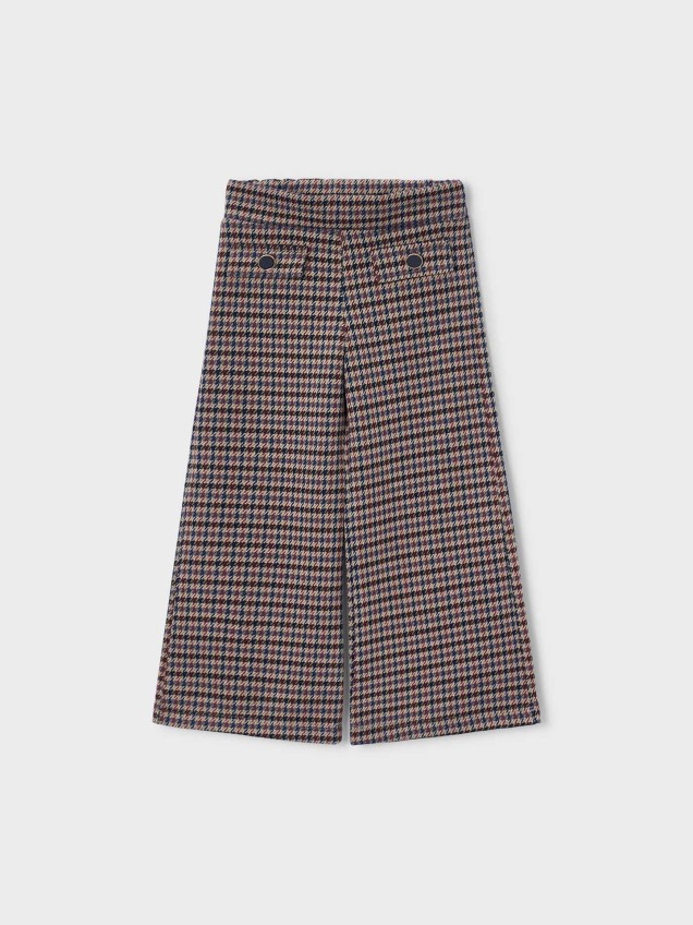 Calças em Jacquard