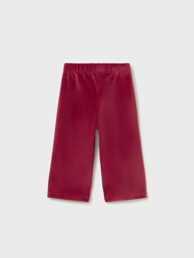 Conjunto de Calças e Colete de Malha