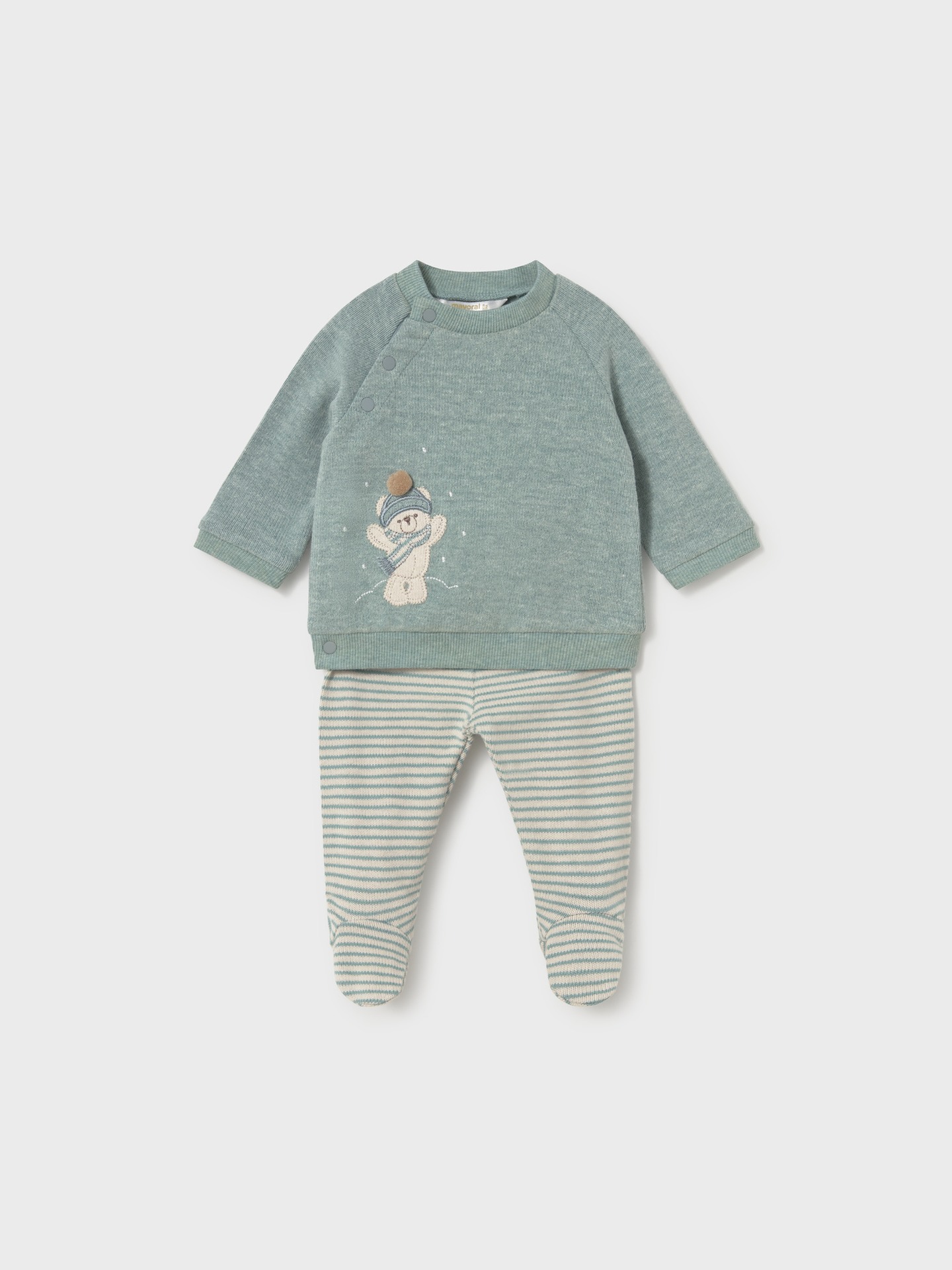 Conjunto de Bebé com Camisola e Calças com Pé