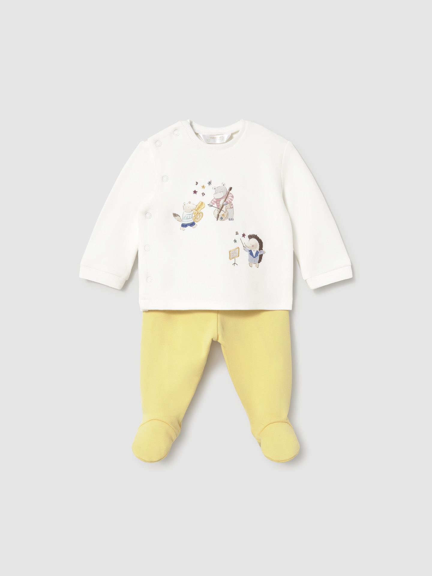 Conjunto de Camisola e Calças com Pé