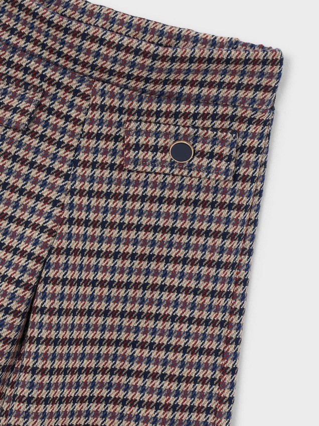 Calças em Jacquard