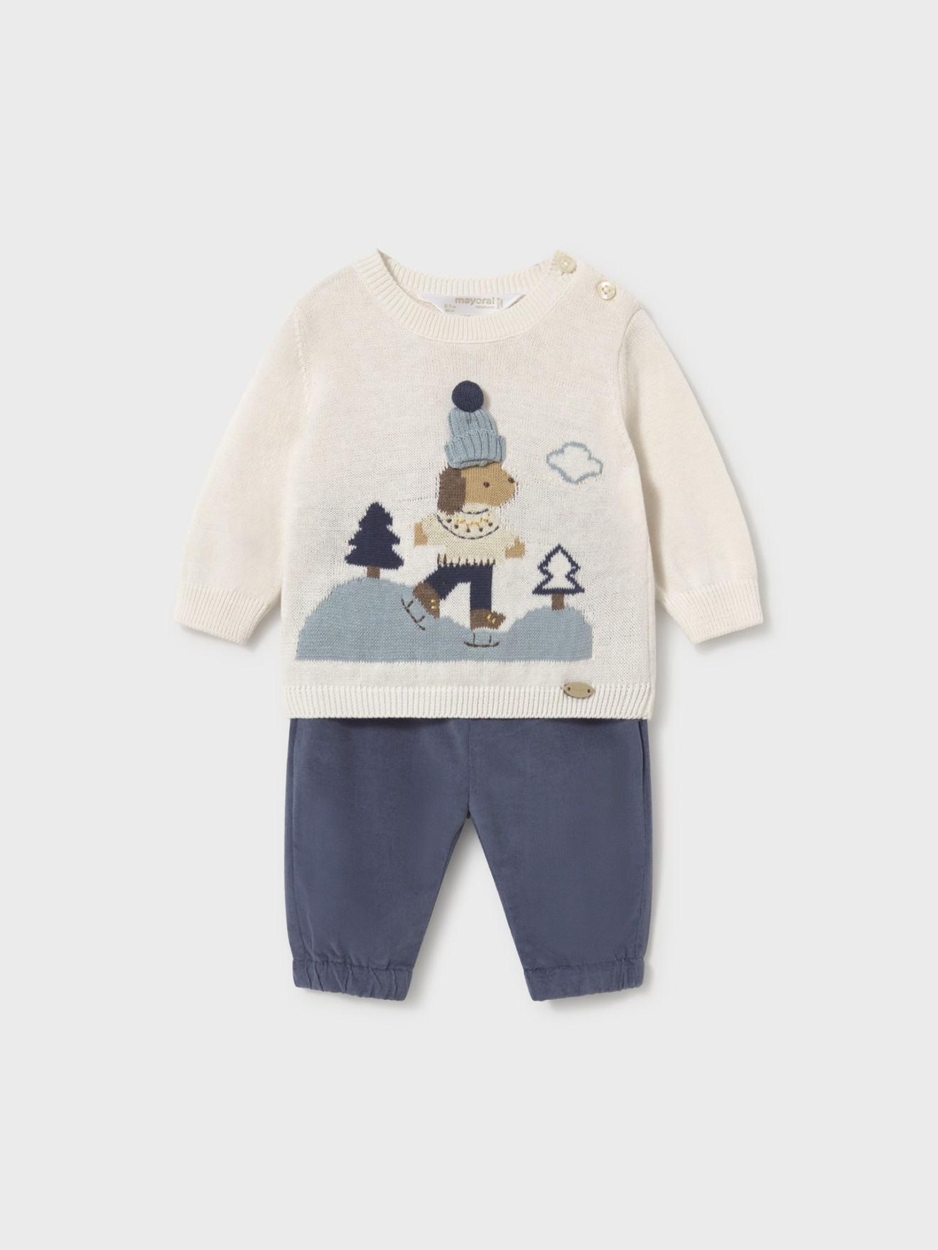 Conjunto de Camisola e Calças para Bebé