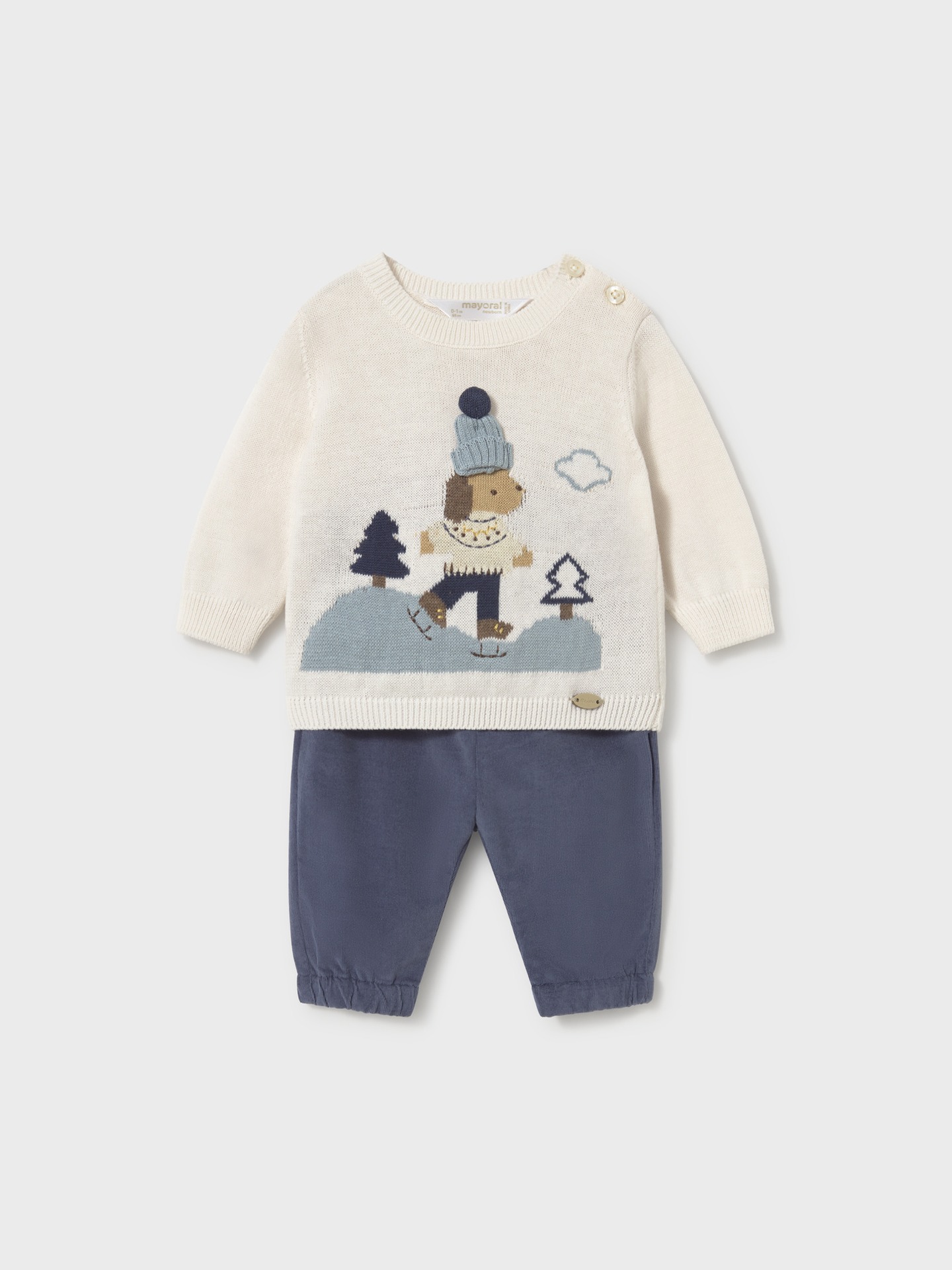 Conjunto de Camisola e Calças para Bebé