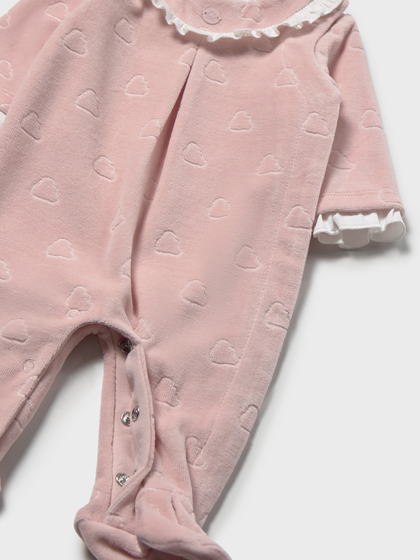 Pijama com Pés em Veludo