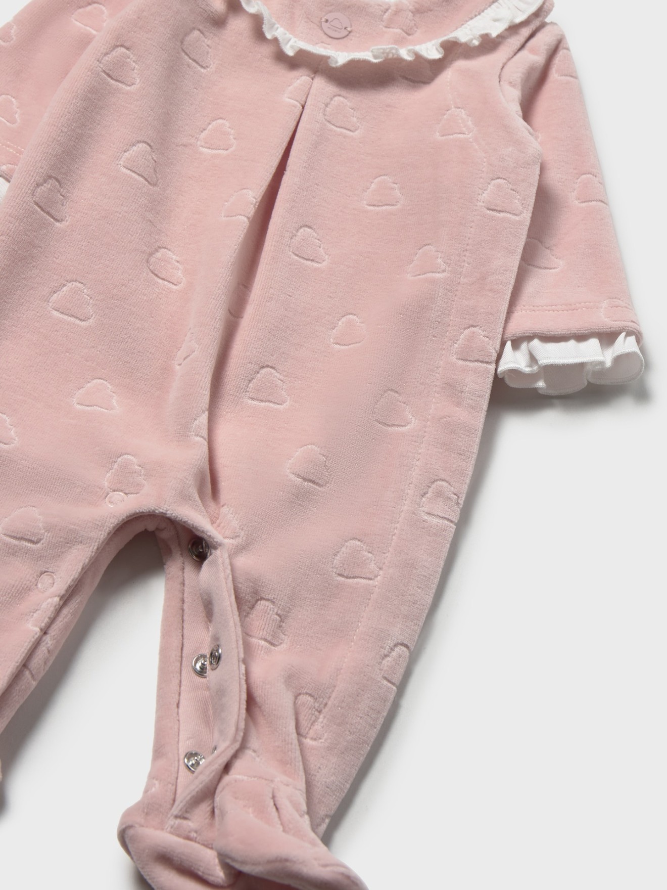 Pijama com Pés em Veludo