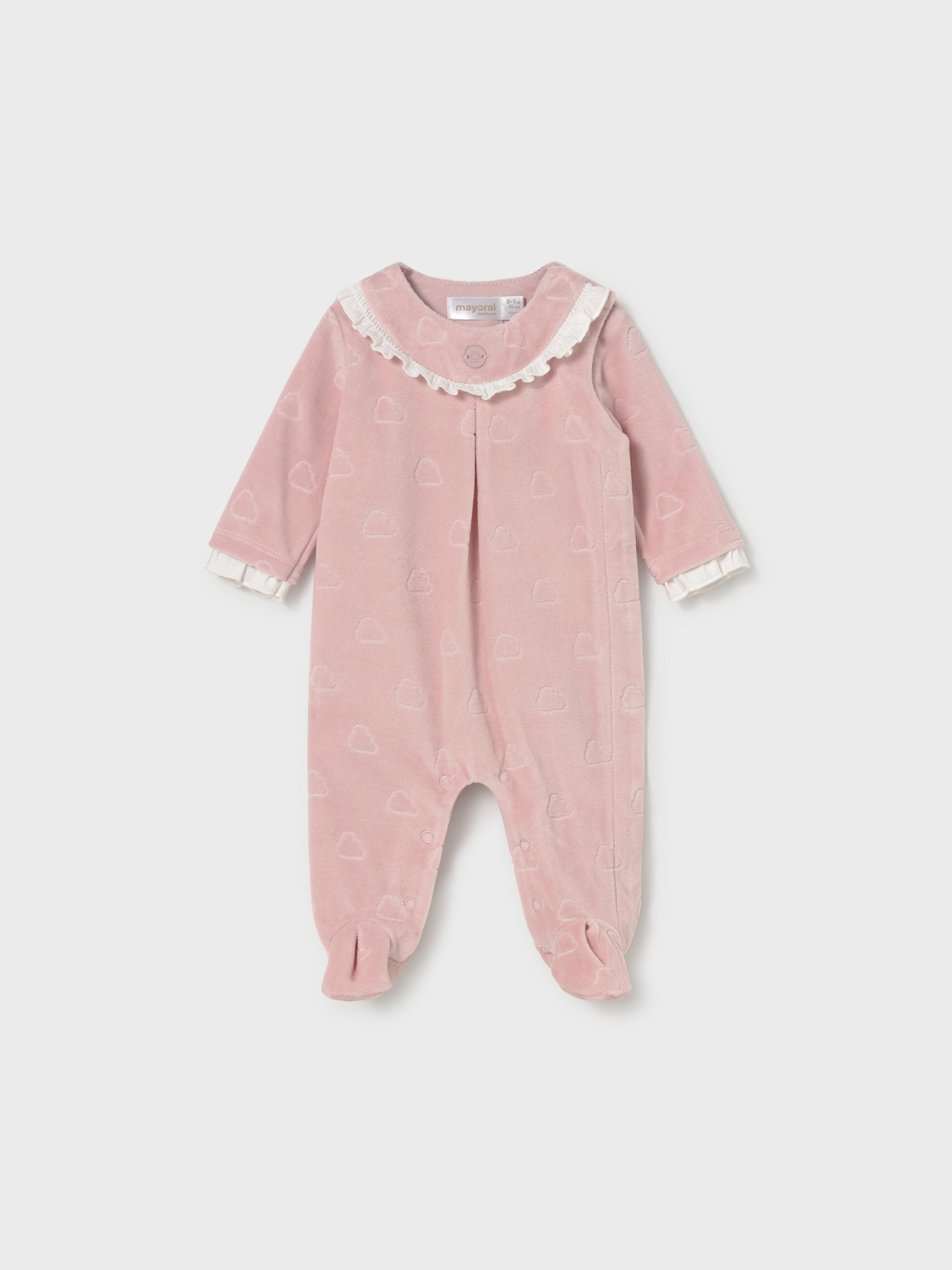 Pijama com Pés em Veludo