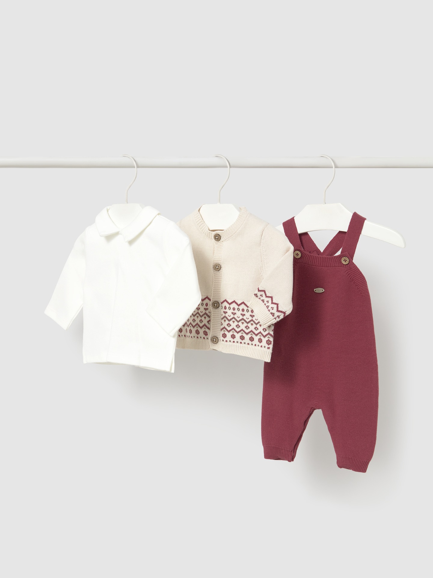 Conjunto de Três Peças para Bebé