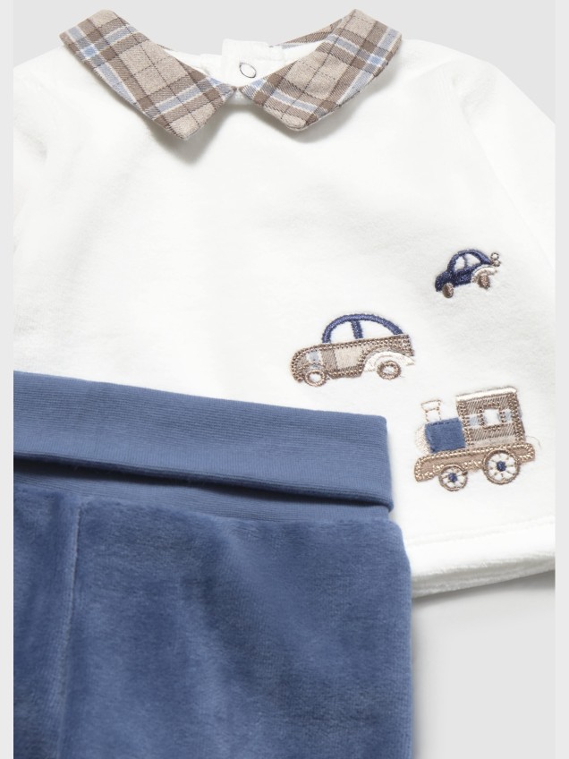 Conjunto de Bebé com Gola