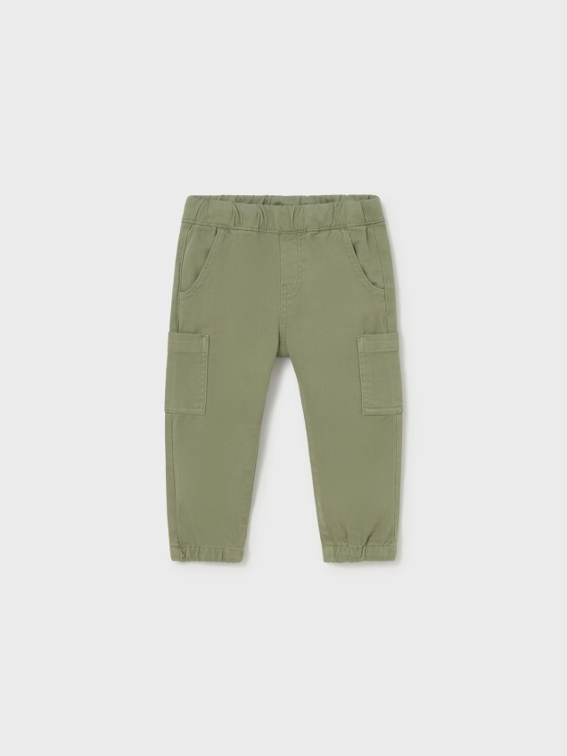 Calças Jogger Tipo Cargo