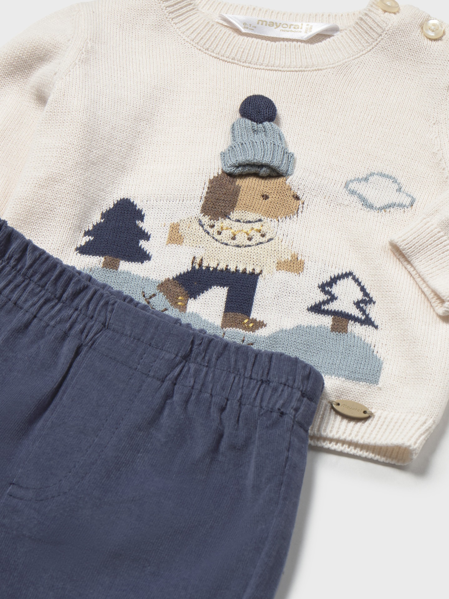 Conjunto de Camisola e Calças para Bebé