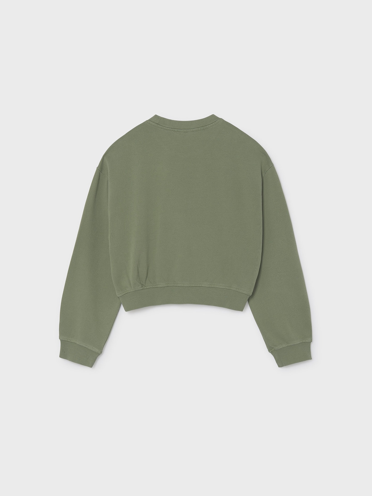 Sweatshirt com Aplicações Bordadas