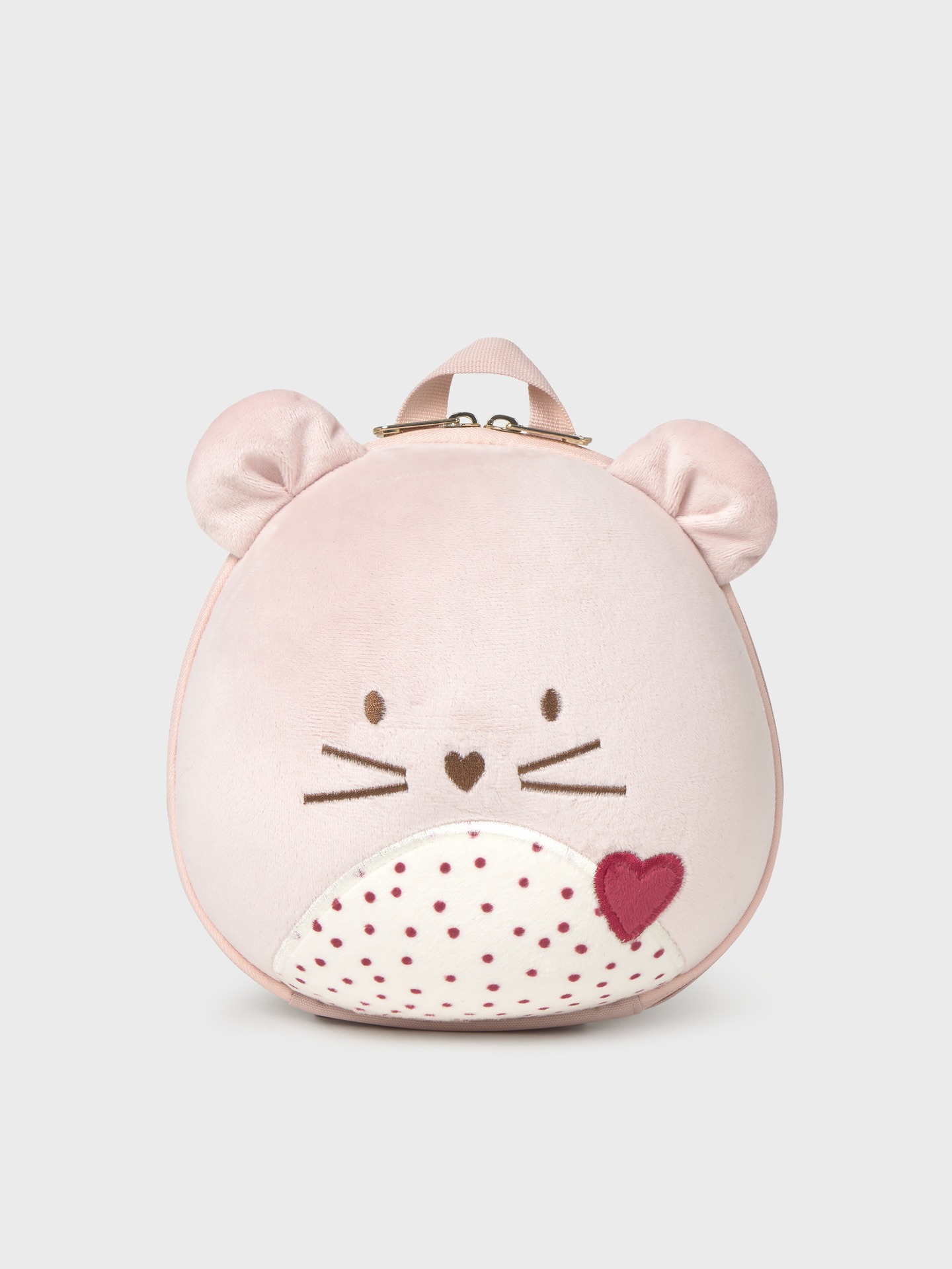 Mochila Infantil em Peluche com Orelhas