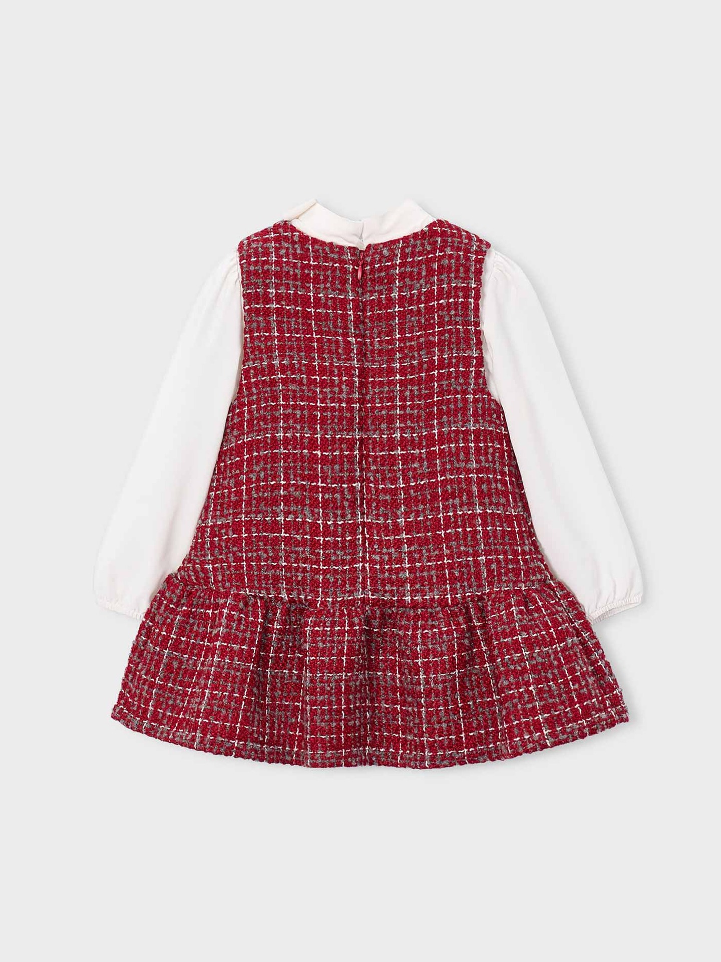 Conjunto Combinado de Vestido e Blusa