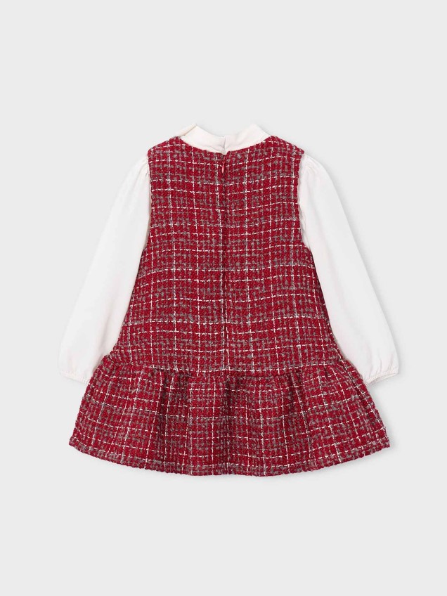 Conjunto Combinado de Vestido e Blusa