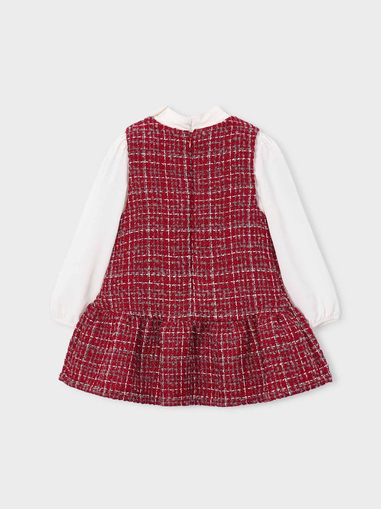 Conjunto Combinado de Vestido e Blusa
