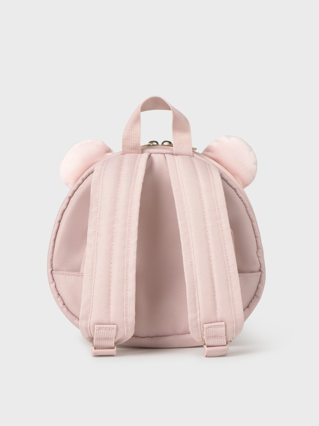 Mochila Infantil em Peluche com Orelhas