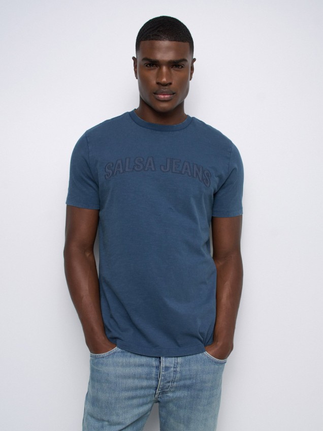 T-shirt Slim Fit com Logótipo