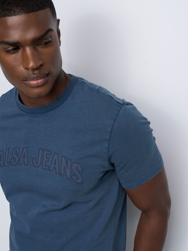 T-shirt Slim Fit com Logótipo
