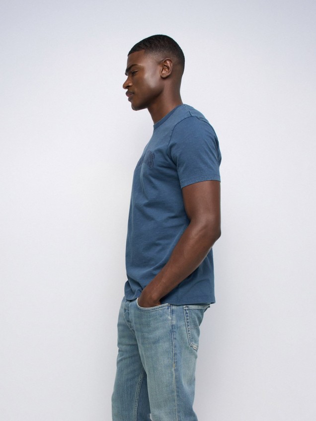 T-shirt Slim Fit com Logótipo