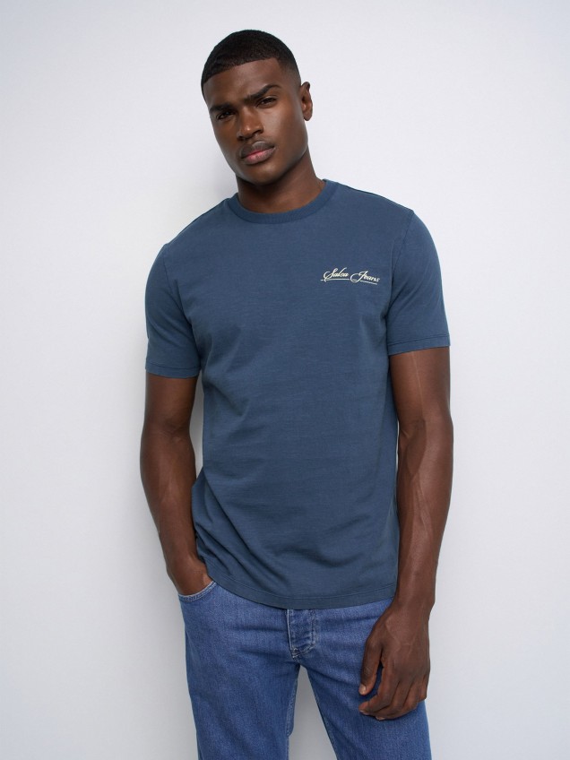 T-shirt Slim Fit com Logótipo