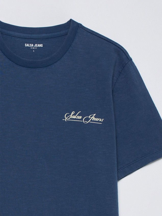 T-shirt Slim Fit com Logótipo