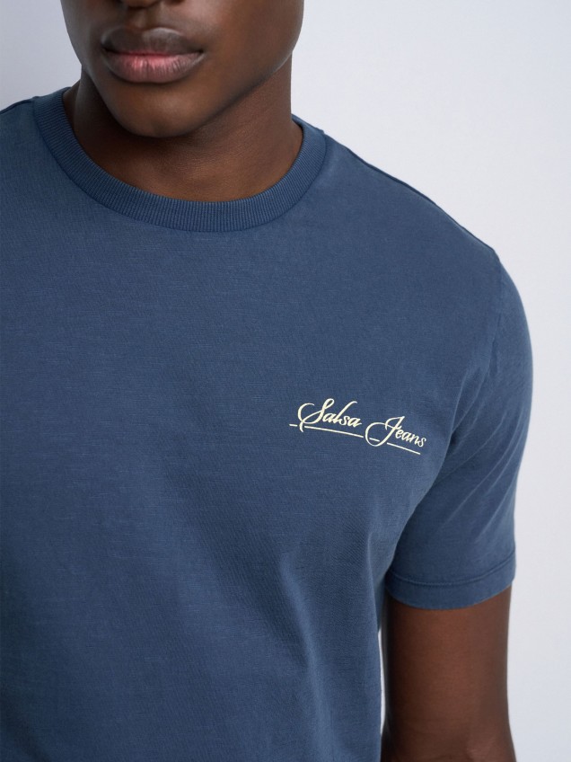 T-shirt Slim Fit com Logótipo