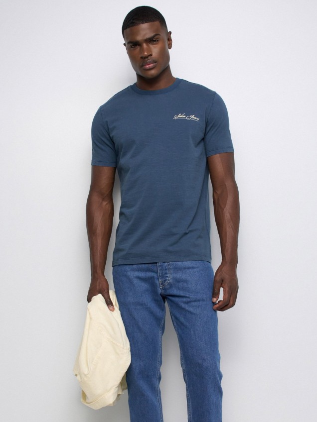 T-shirt Slim Fit com Logótipo