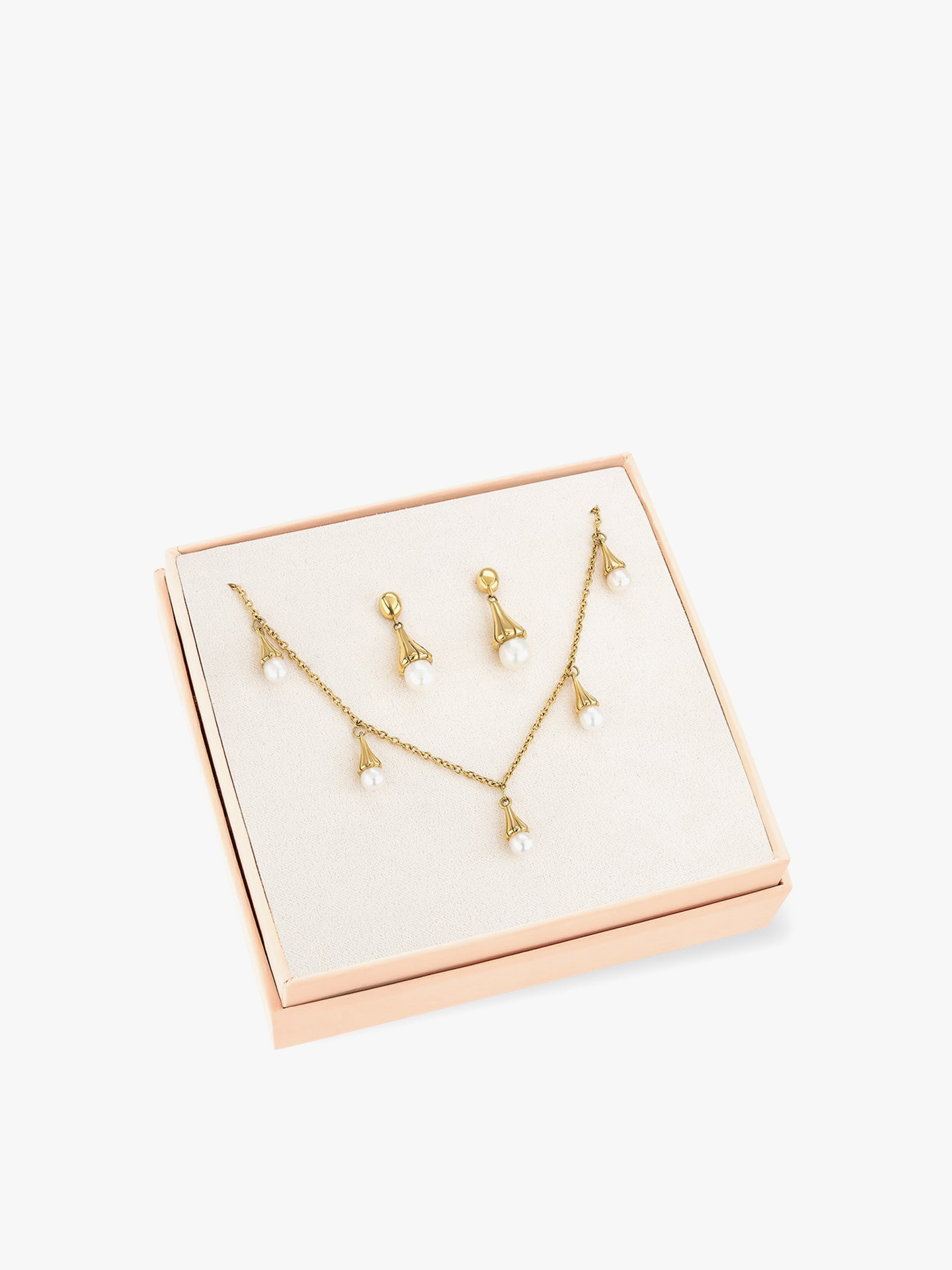 Set Colar & Brincos Sea Pearl