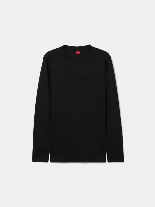Camisola com Logótipo em Relevo