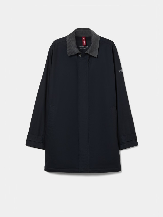 Parka com Gola de Bombazina
