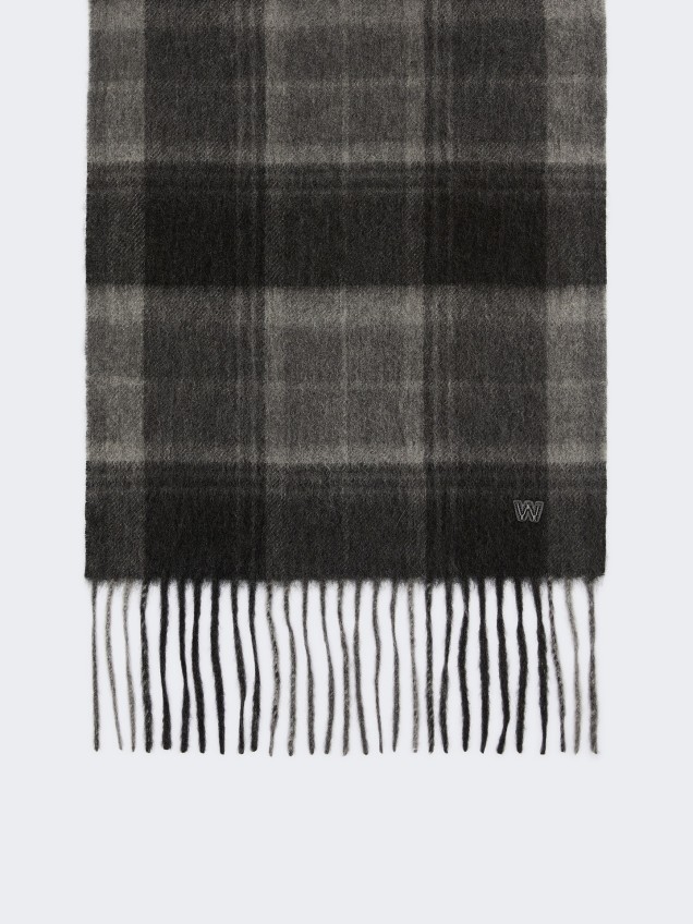 Cachecol com Padrão Tartan WKACATONE