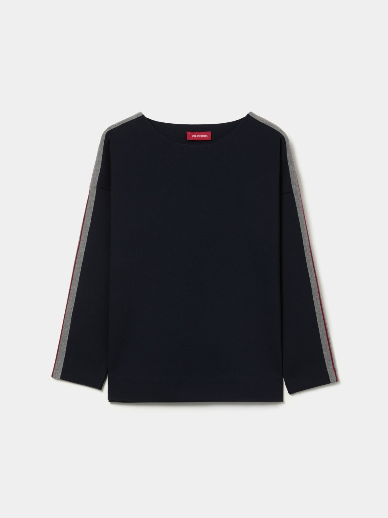 Camisola de Malha com Barras Laterais