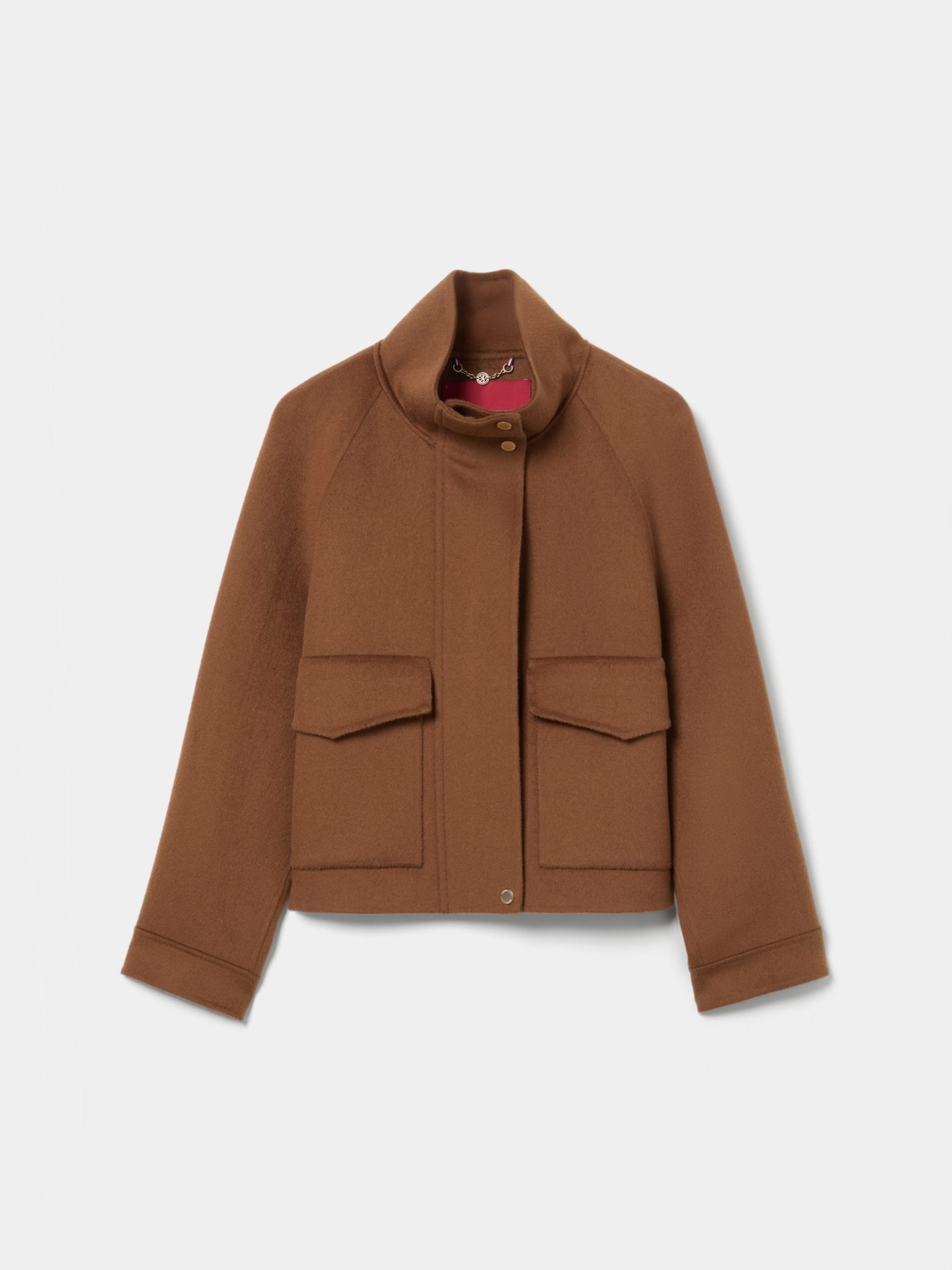 Blus�o em L� com Gola Subida