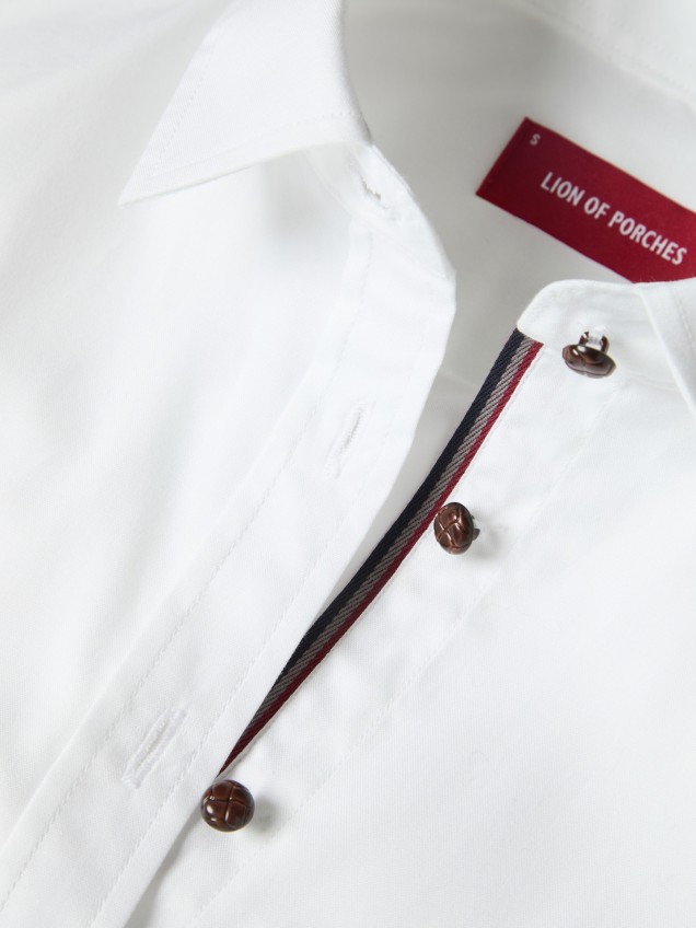 Camisa Clássica em Algodão