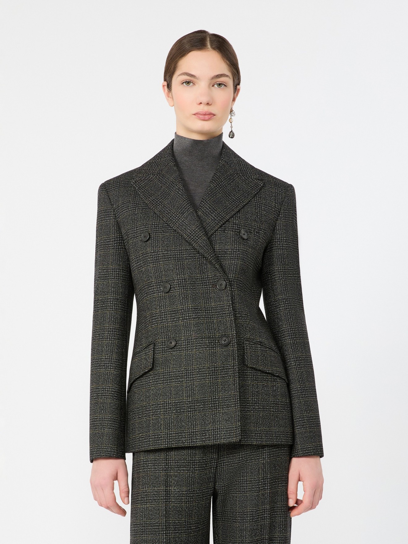 Blazer com Padr�o Pr�ncipe de Gales WKDOCCHIO